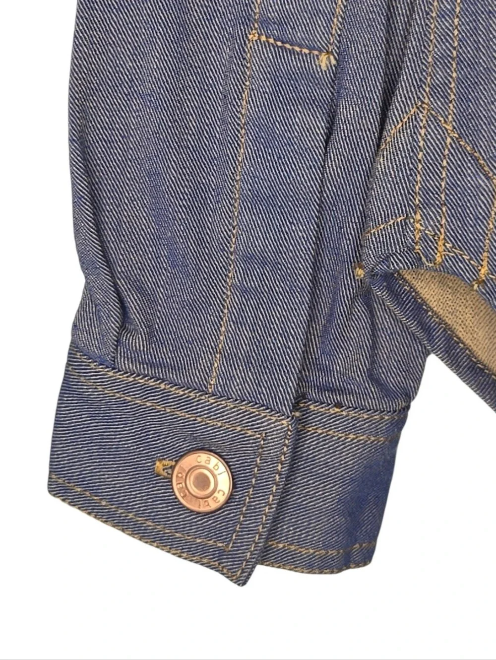 Cabi Womens Blue Denim Workshop Jacket Medium